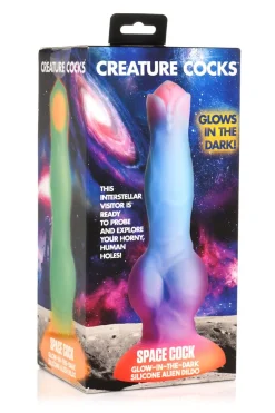Creature Cocks - Glow-in-the-dark Siliconen Alien Dildo