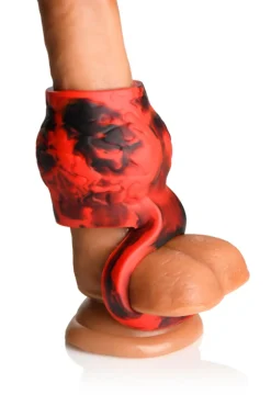 Creature Cocks - Hell Hound Ballstretcher - Rood
