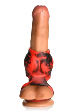 Creature Cocks - Hell Hound Ballstretcher - Rood