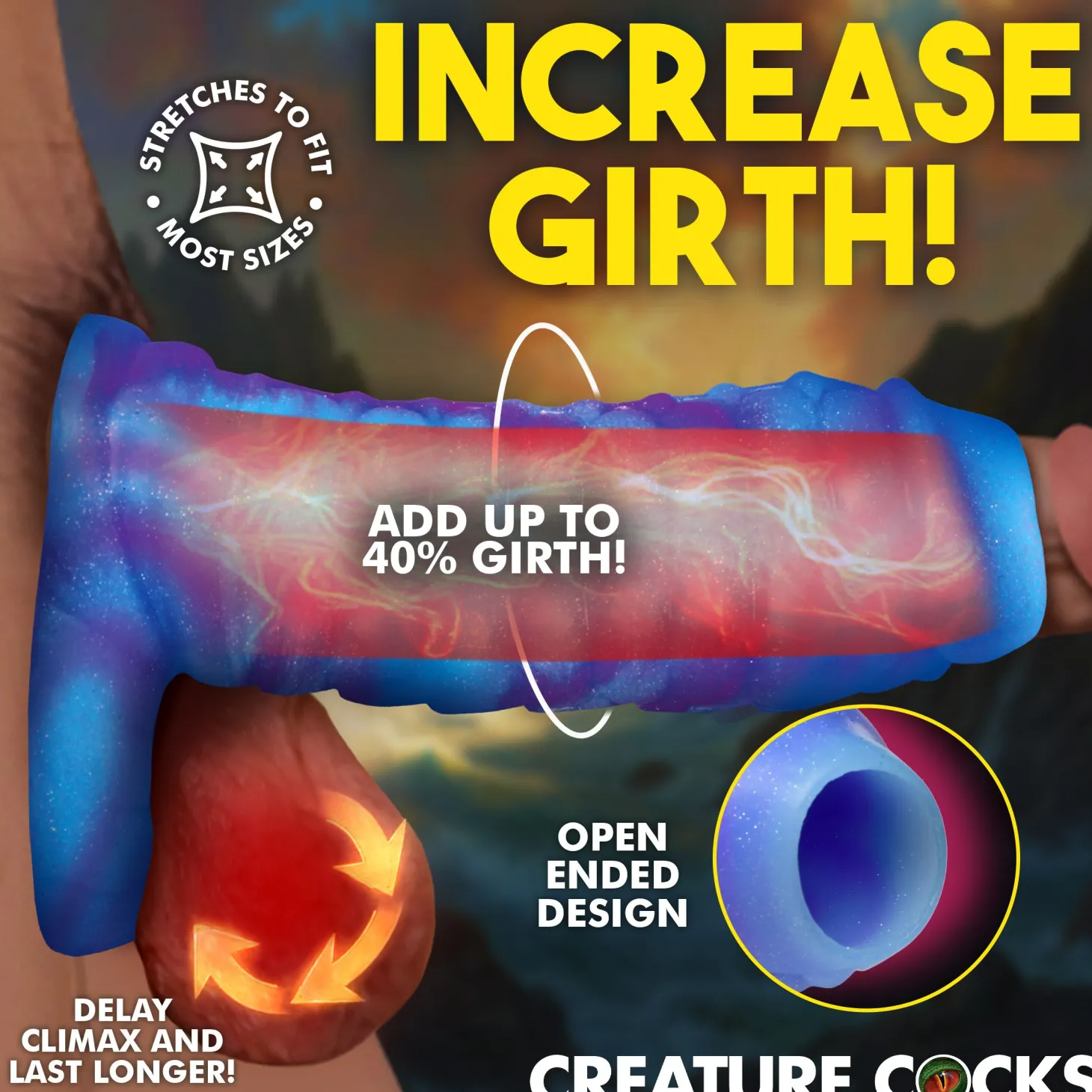 Creature Cocks - Sea Stallion Penis Vergroter - 14,5 cm