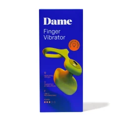 Dame - Fin 2.0 Vinger Vibrator - Citrus