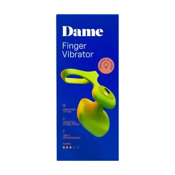 Dame - Fin 2.0 Vinger Vibrator - Citrus