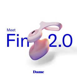 Dame - Fin 2.0 Vinger Vibrator - Quartz