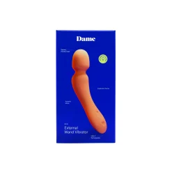 Dame – Min Mini Wand Vibrator – Papaya