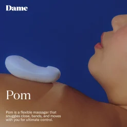 Dame - Pom Flexibele Vibrator - Ice
