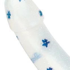 Dildo Collection Blossom Bliss Dildo – Blauw Glitterdesign 19 cm