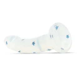 Dildo Collection Blossom Bliss Dildo – Blauw Glitterdesign 19 cm