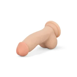 Dildo met ballen 12 cm -  Beige
