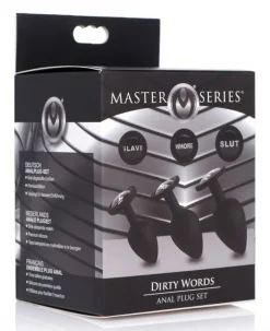 Dirty Words Buttplug Set