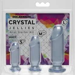 Doc Johnson - Crystal Jellies Anal Starter Kit - Transparant