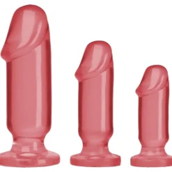 Doc Johnson - Crystal Jellies Anal Starter Kit - Roze