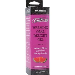 Doc Johnson - GoodHead Warming Oral Delight Gel - Watermeloen - 118 ml