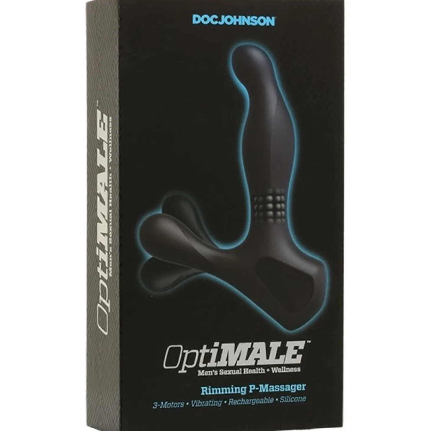Doc Johnson - OptiMALE Rimming P-Massager - Zwart