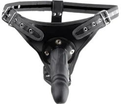 Double Penetration Strap On Harnas - Zwart