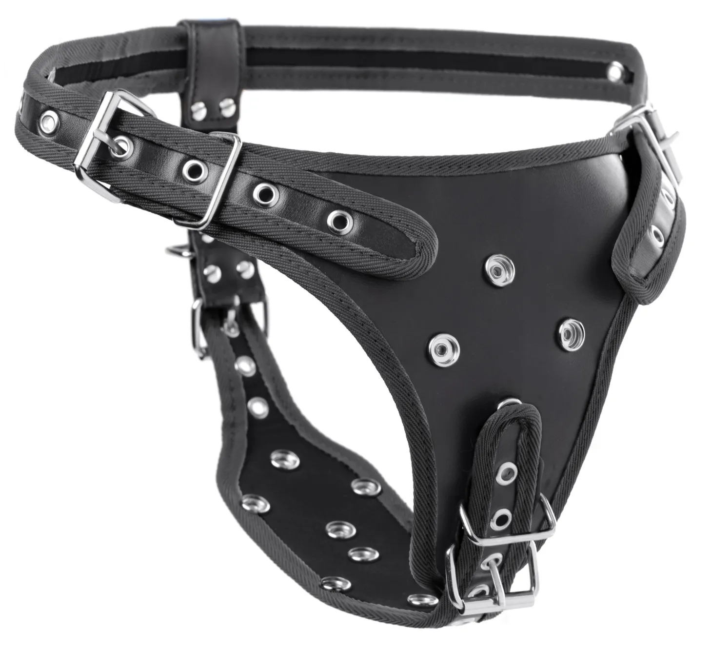 Double Penetration Strap On Harnas - Zwart