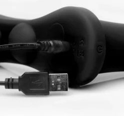 Double Take - Dubbele Vibrerende Strap-On - Zwart
