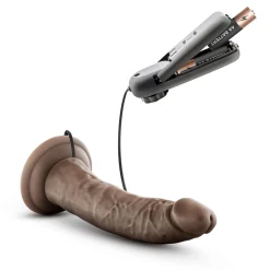 Dr. Skin - Dr. Dave Vibrator Met Zuignap - Chocolate