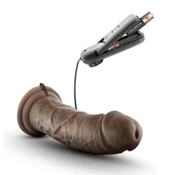 Dr. Skin - Dr. Joe Vibrator Met Zuignap 20 cm - Chocolate