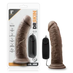 Dr. Skin - Dr. Joe Vibrator Met Zuignap 20 cm - Chocolate