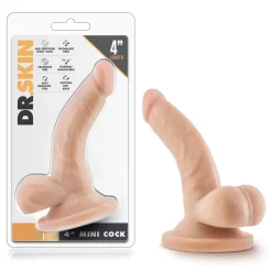 Dr. Skin - Mini Dildo Met Zuignap 12 cm - Beige