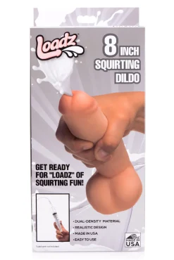 Dual Density Spuitende Dildo - 20 cm