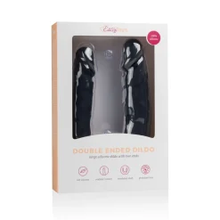 Dubbele Dildo Zwart - 40 cm