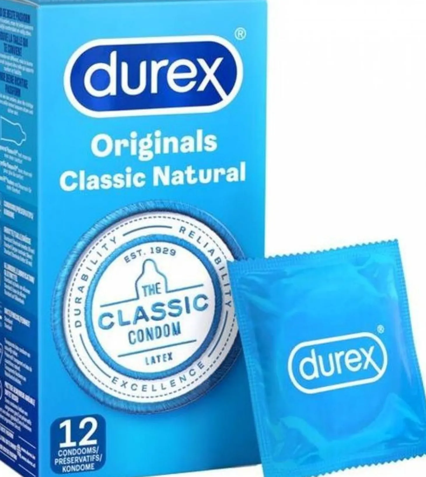 Durex - Condooms Classic Natural - 12 stuks