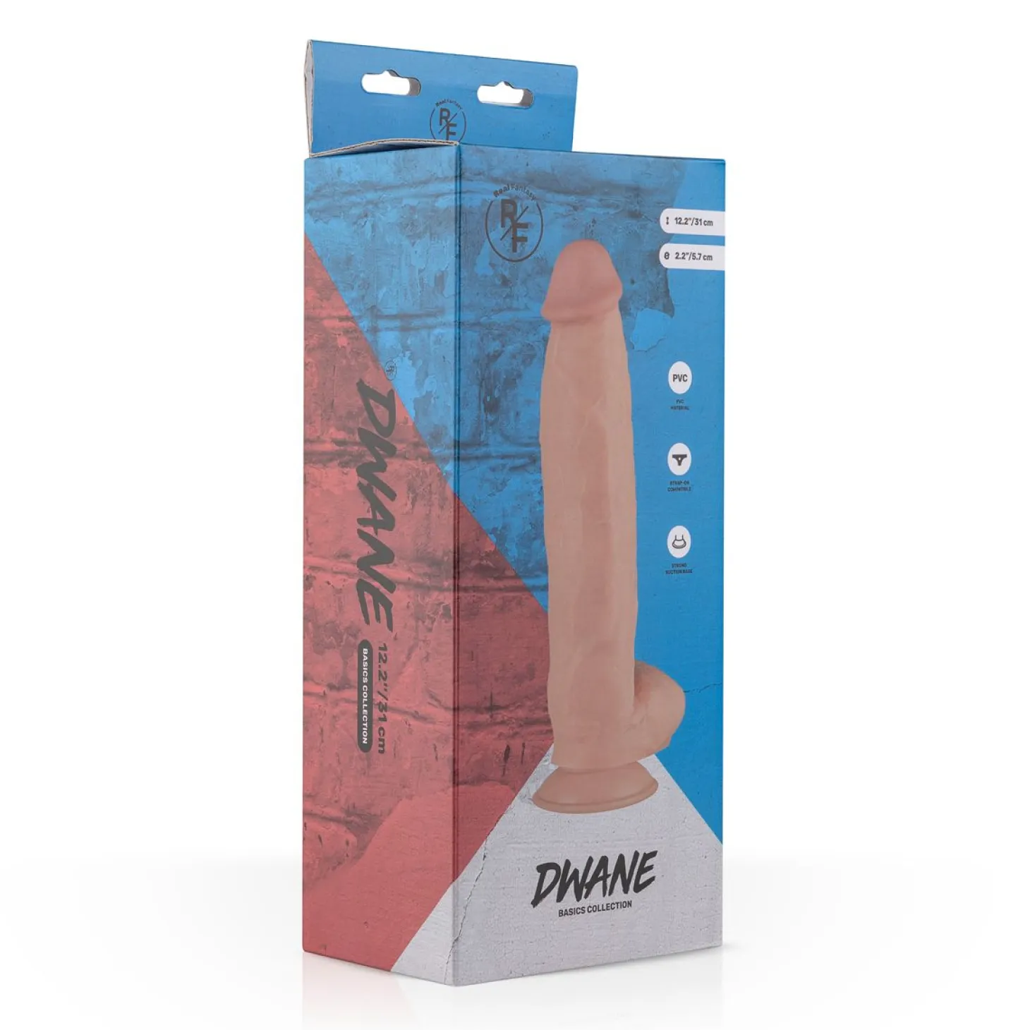 Dwayne Realistische Dildo Met Balzak - 30 cm