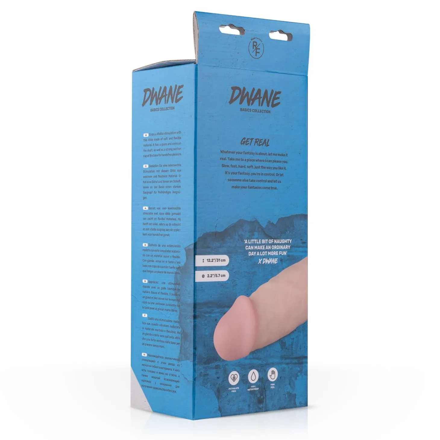 Dwayne Realistische Dildo Met Balzak - 30 cm