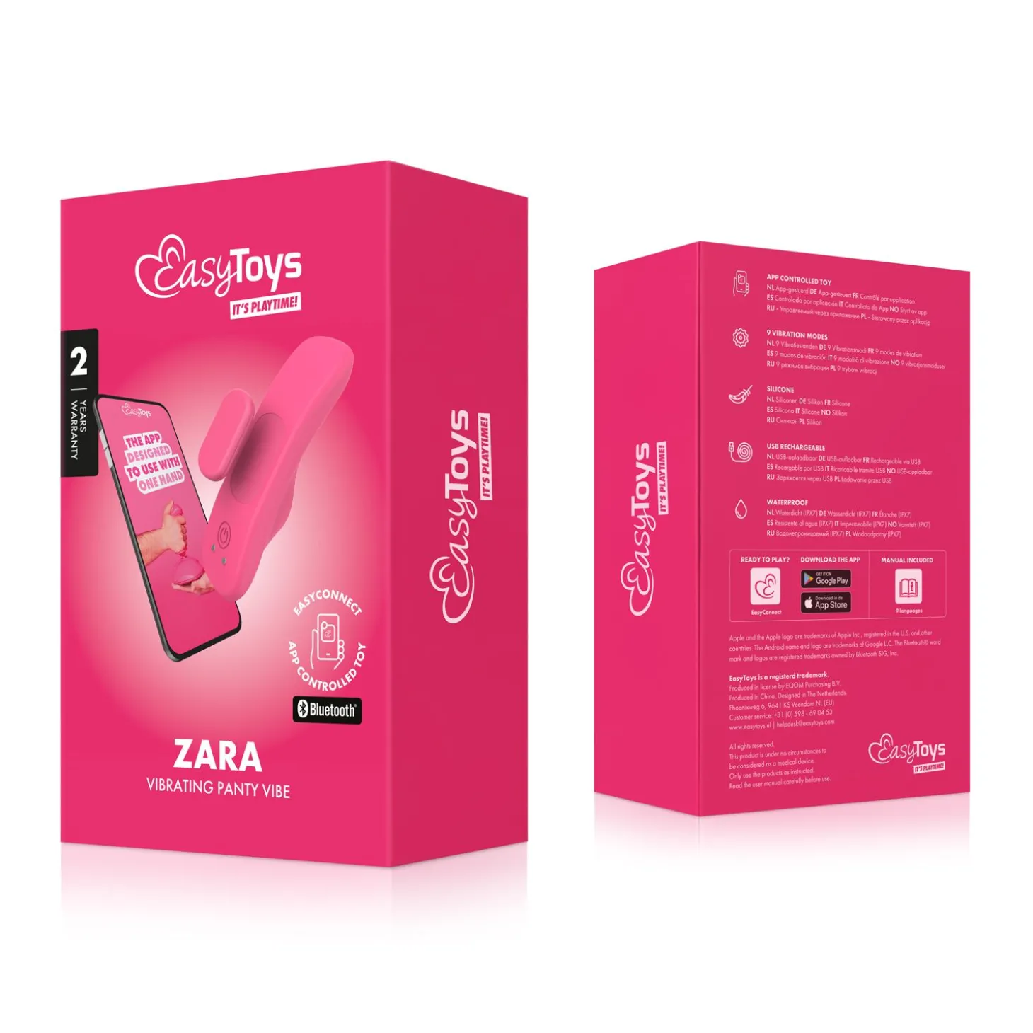 EasyConnect - Panty Vibrator Zara app gestuurd