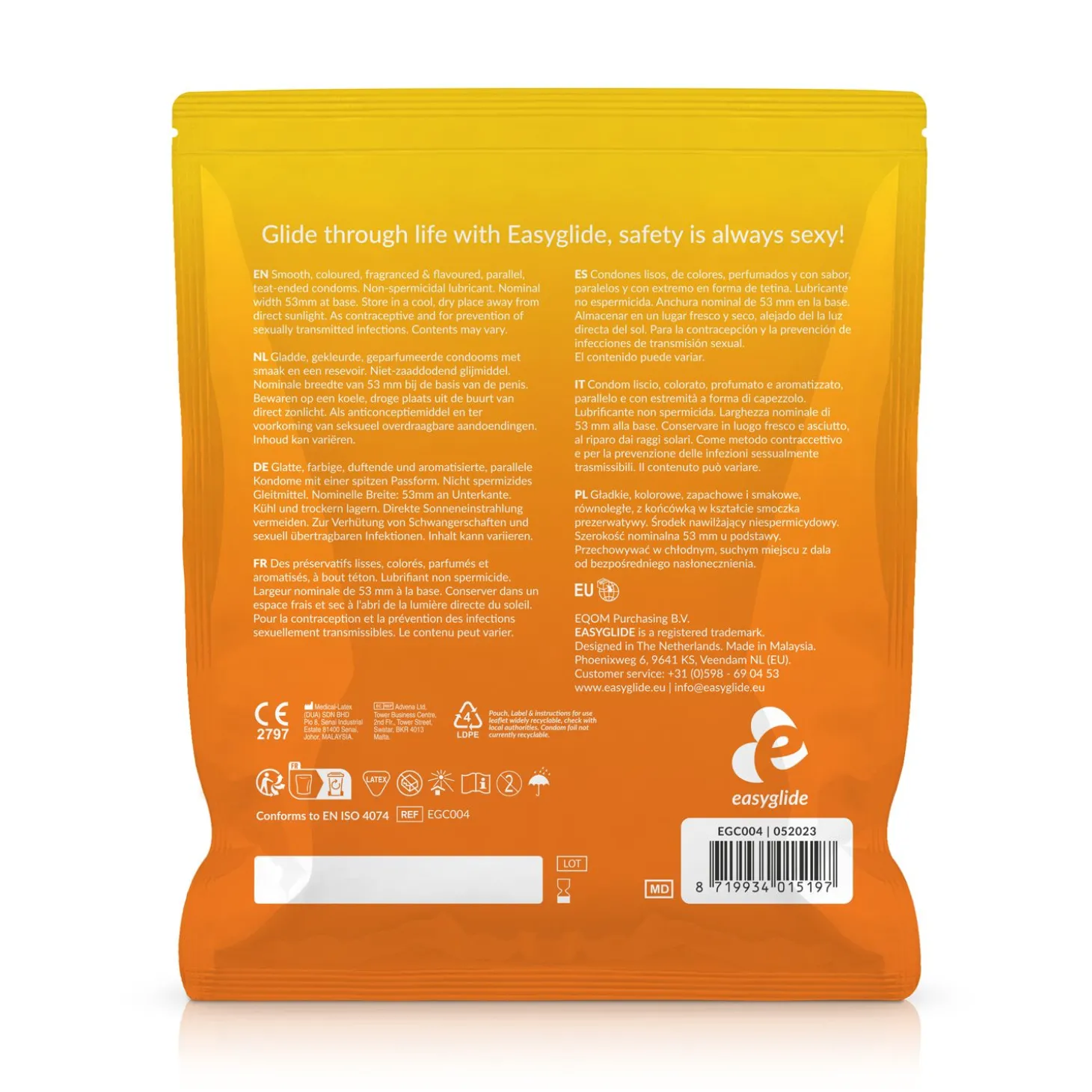 EasyGlide - Condooms Met Smaakjes - 40 stuks