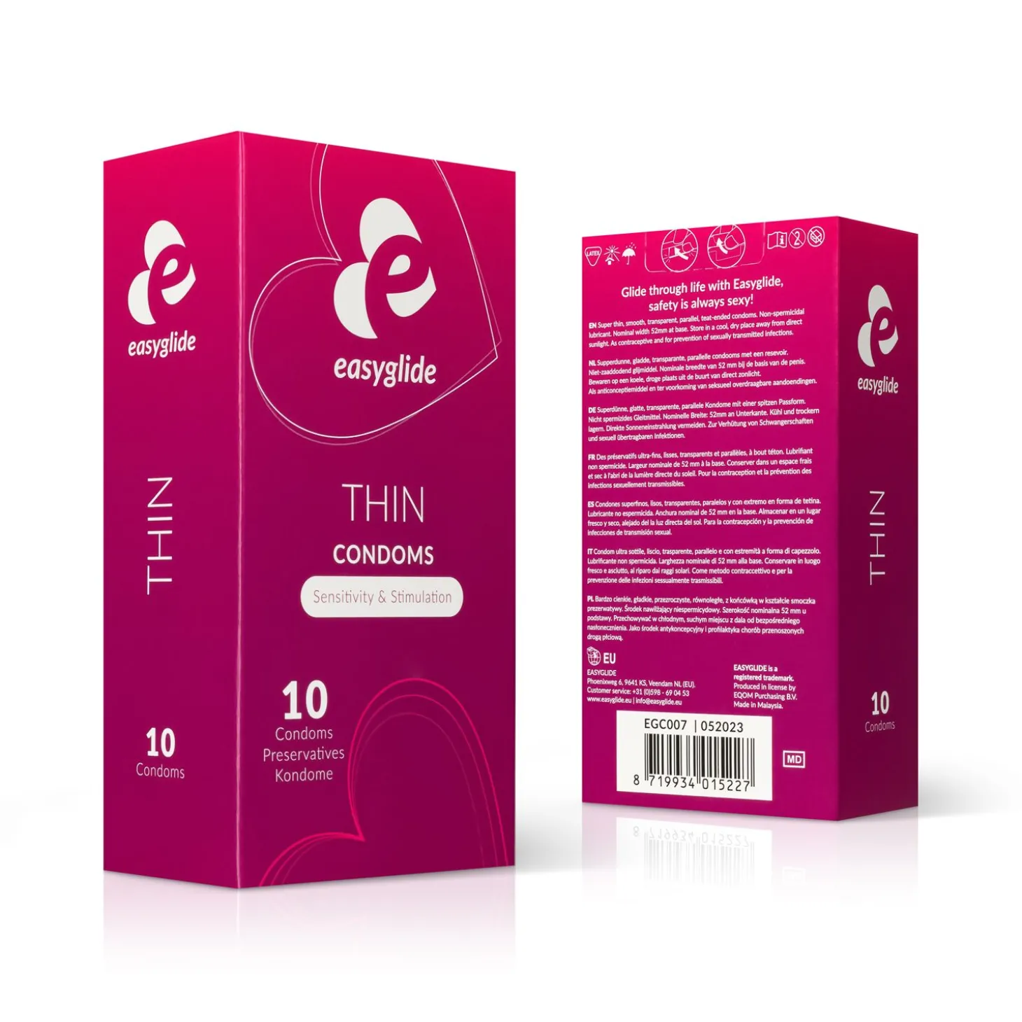 EasyGlide - Extra Thin Condooms - 10 stuks