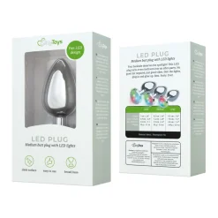 Easytoys Anal Collection - Buttplug LED Medium - Zilver
