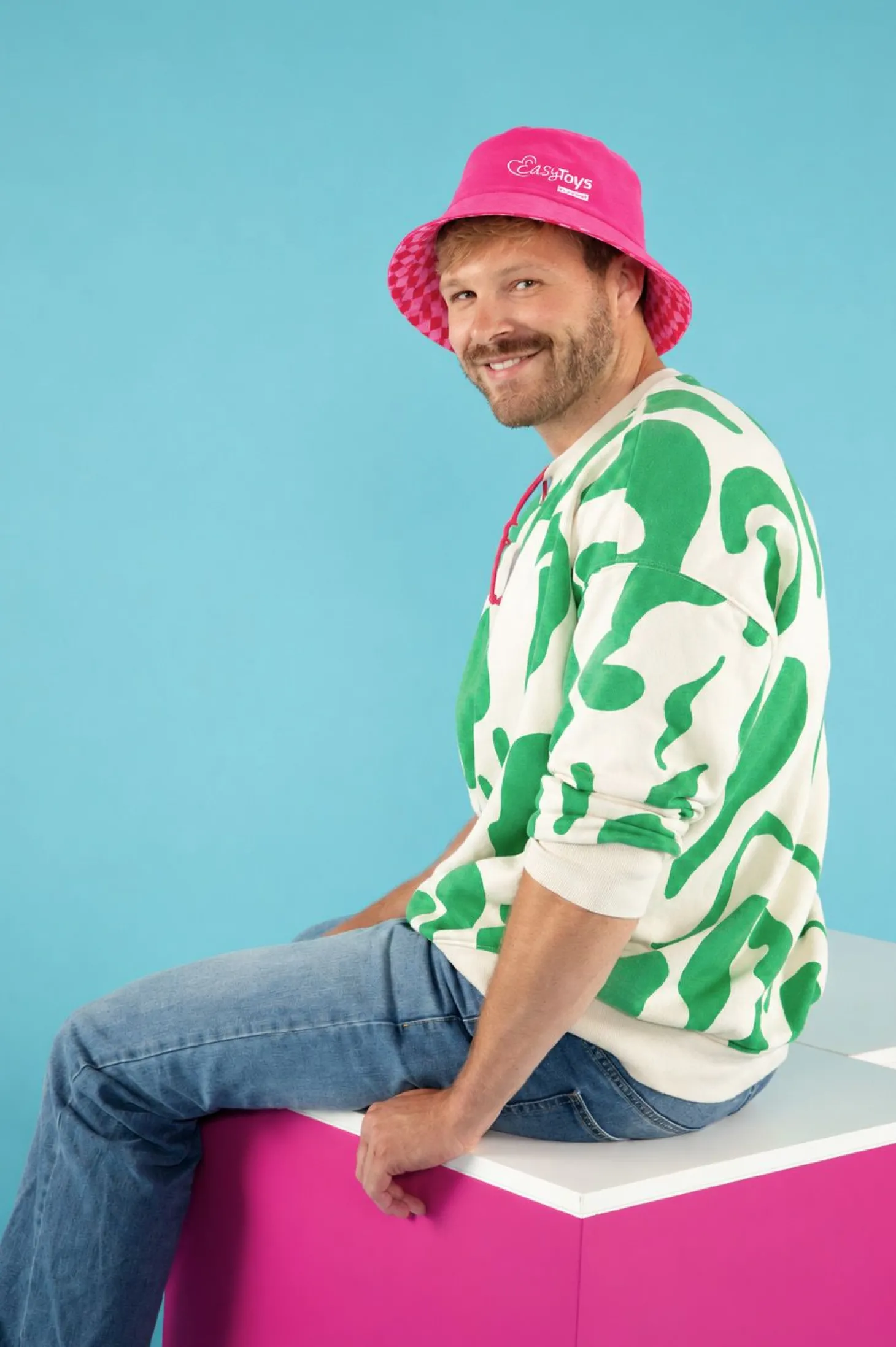 EasyToys Bucket Hat - Roze