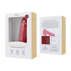 EasyToys Dildo - With Balls Pink - 17,5 cm