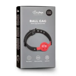 Easytoys Fetish - Ball gag met bal van PVC - Rood