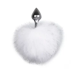 Easytoys Fetish - Buttplug met konijnenstaart - Wit