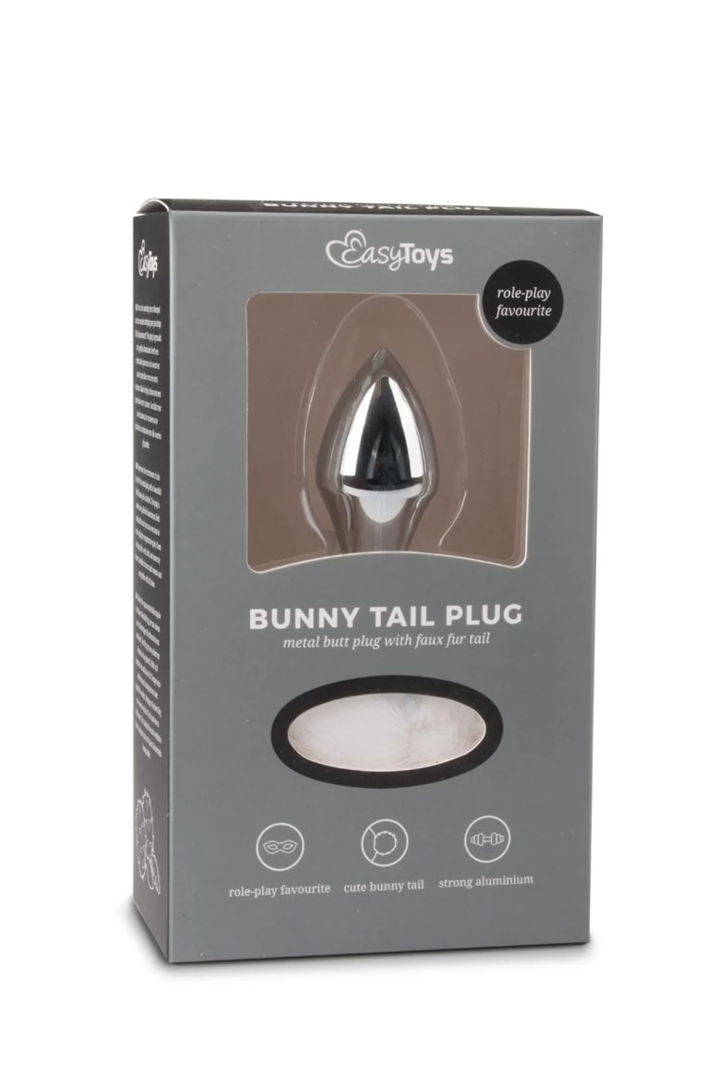 Easytoys Fetish - Buttplug met konijnenstaart - Wit