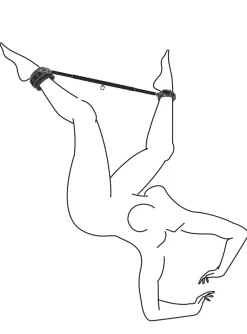 Easytoys Fetish - Expander Spreader Bar and Cuffs Set