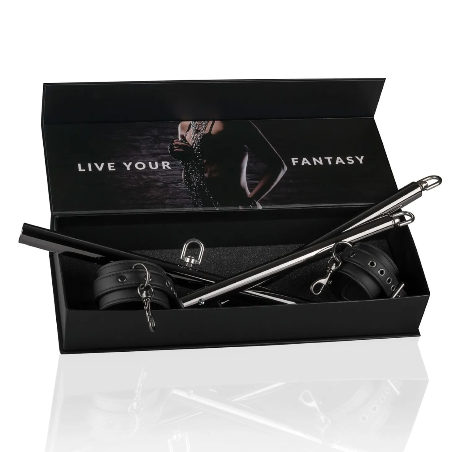 Easytoys Fetish - Expander Spreader Bar and Cuffs Set