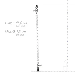 Easytoys Fetish - Grote Tepelklemmen Met Ketting