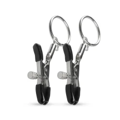 Easytoys Fetish - Metalen Tepelklemmen Met Ring