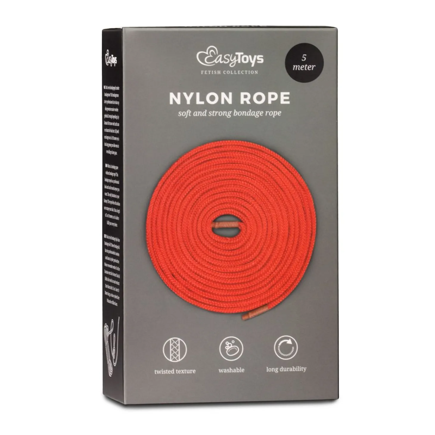 Easytoys Fetish - Rood bondagetouw - 5m