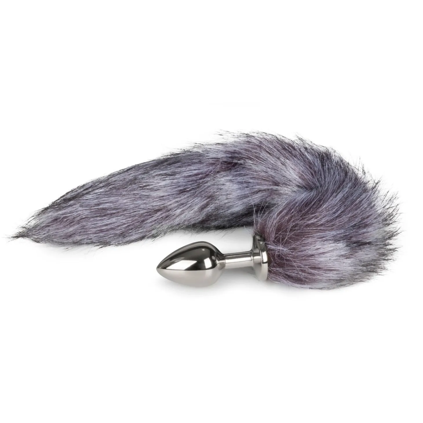 Easytoys Fetish - Vossenstaart buttplug M - Zilver