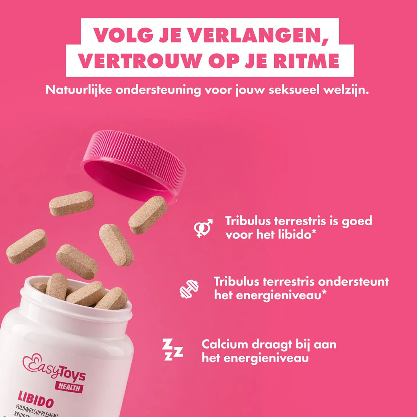 EasyToys Health - Libido Vrouw - 30 Tabletten