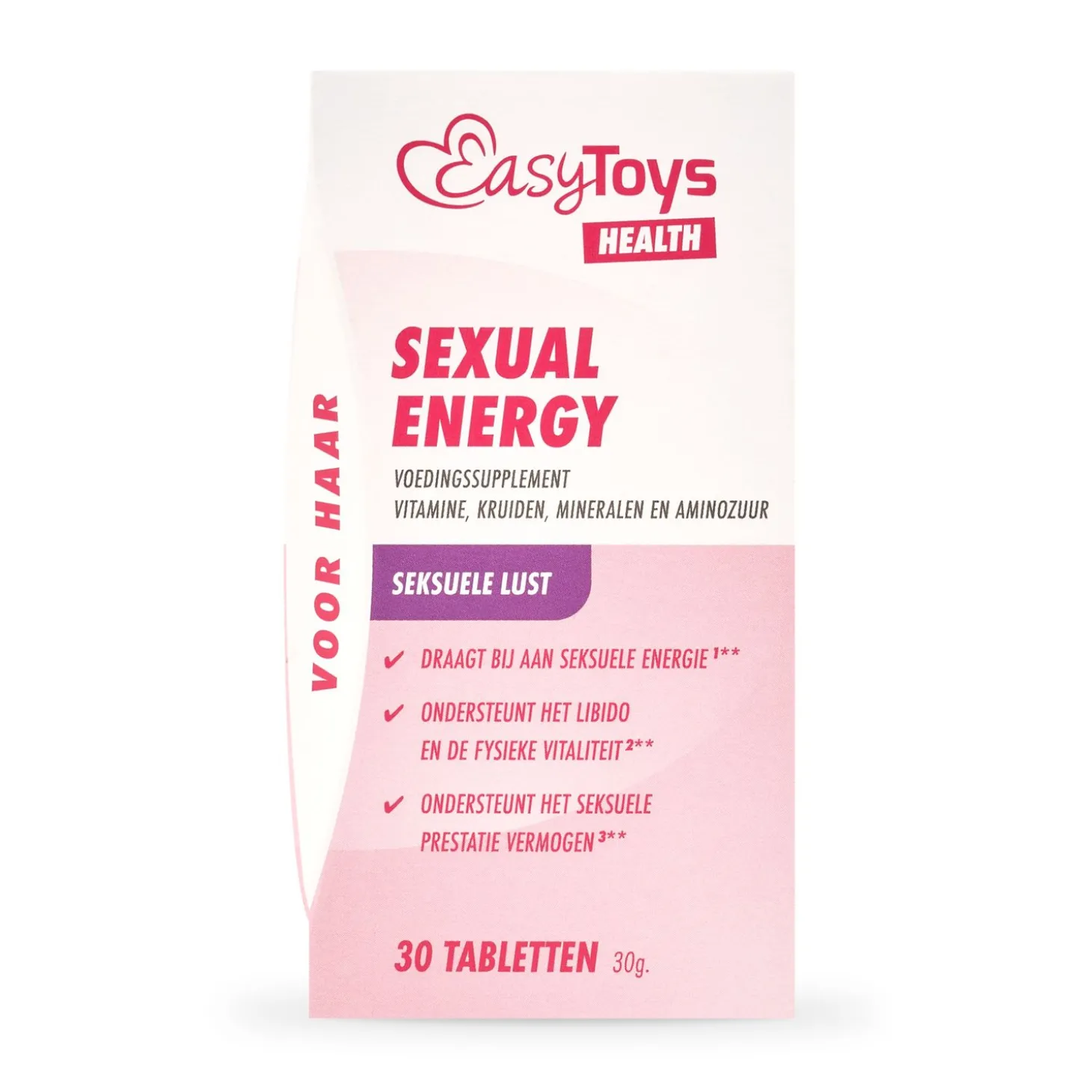 EasyToys Health - Sexual Energy Vrouw - 30 Tabletten