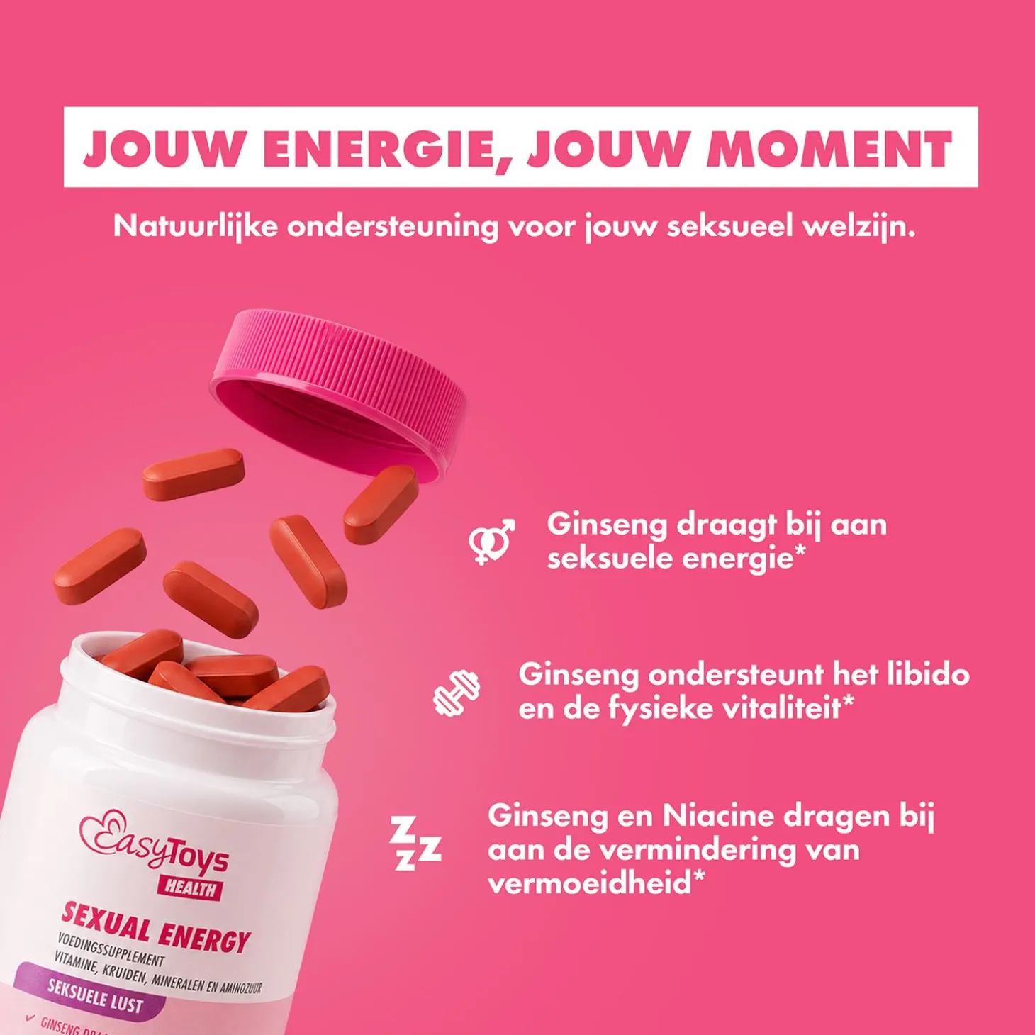 EasyToys Health - Sexual Energy Vrouw - 30 Tabletten