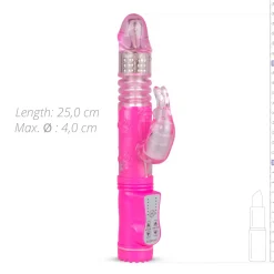 EasyToys Stotende Rabbit Vibrator - Roze