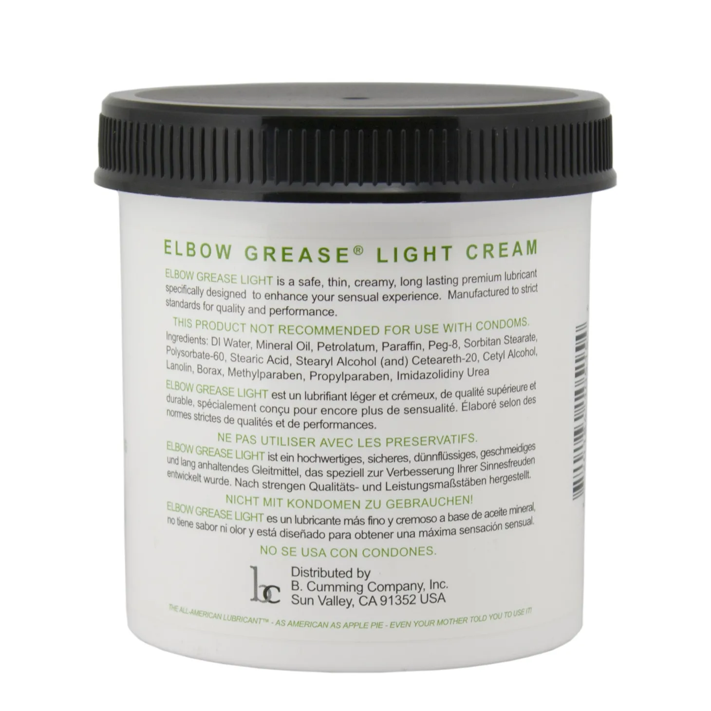 Elbow Grease - Light Cream Jar - 443 ml