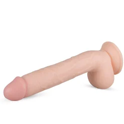 Elvin Realistische Dildo Met Balzak - 27,5 cm